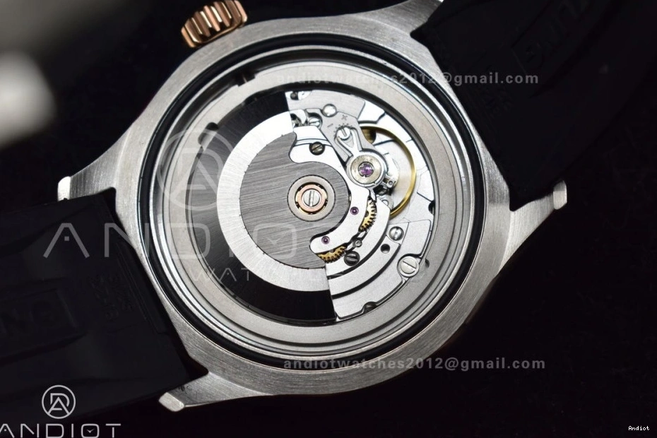 Edition Black Black Best BLSF Automatic Dial RG Rubber SS A2824 42 SuperOcean 1:1 on Strap 0227